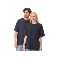 Футболка оверсайз «Vienna» унисекс , темно-синий