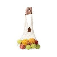 Авоська Dream М "old style" 15 литров с кожаными ручками, натуральный (19)