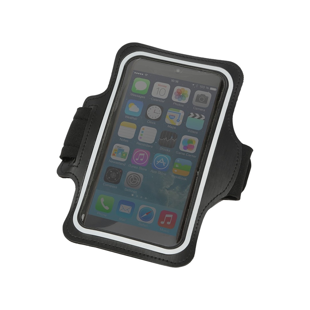Спортивный чехол на руку для телефона "Athlete", черный