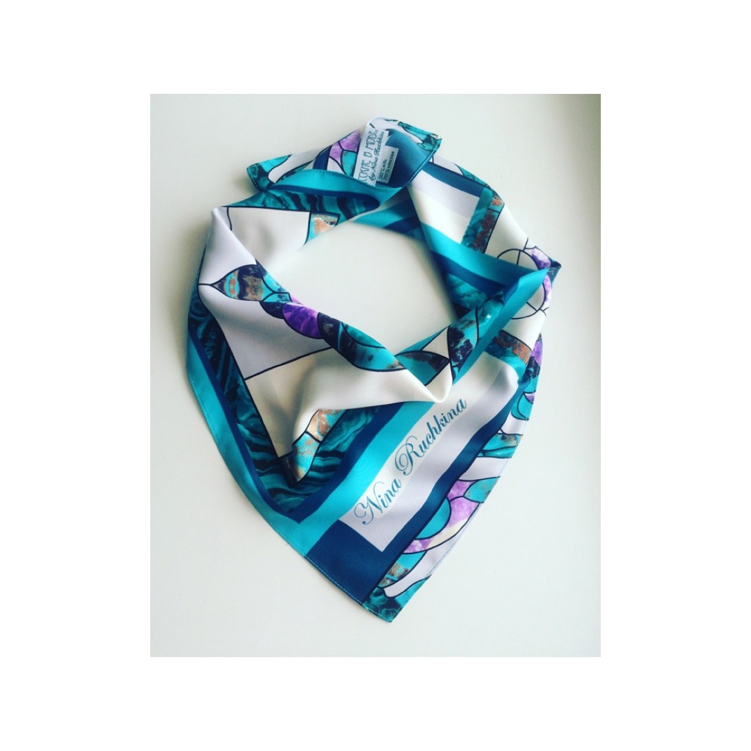 Платок "Каменный Цветок"