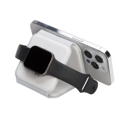 Беспроводное зарядное устройство 3-в-1 «Road», 15 Вт, белый