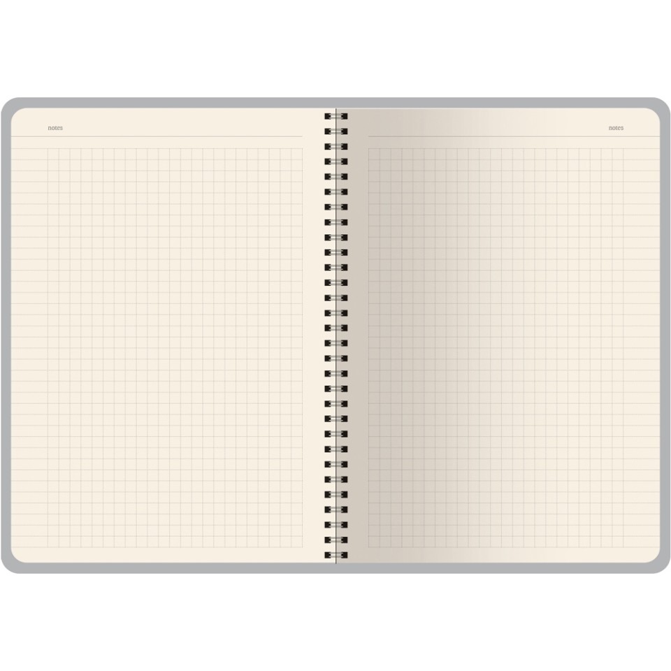 Бизнес тетрадь на гребне А5 "Pragmatic", 60 листов в клетку, красный