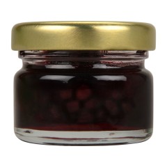 Подарочный набор "Варенье в домике", вишневое варенье 25 мл