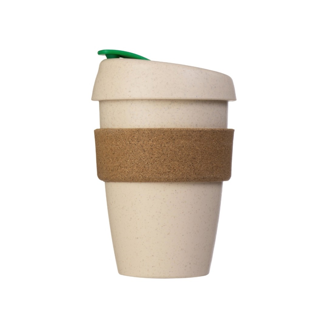 Стакан из пшеничного волокна с двойными стенками "Pino", зеленый