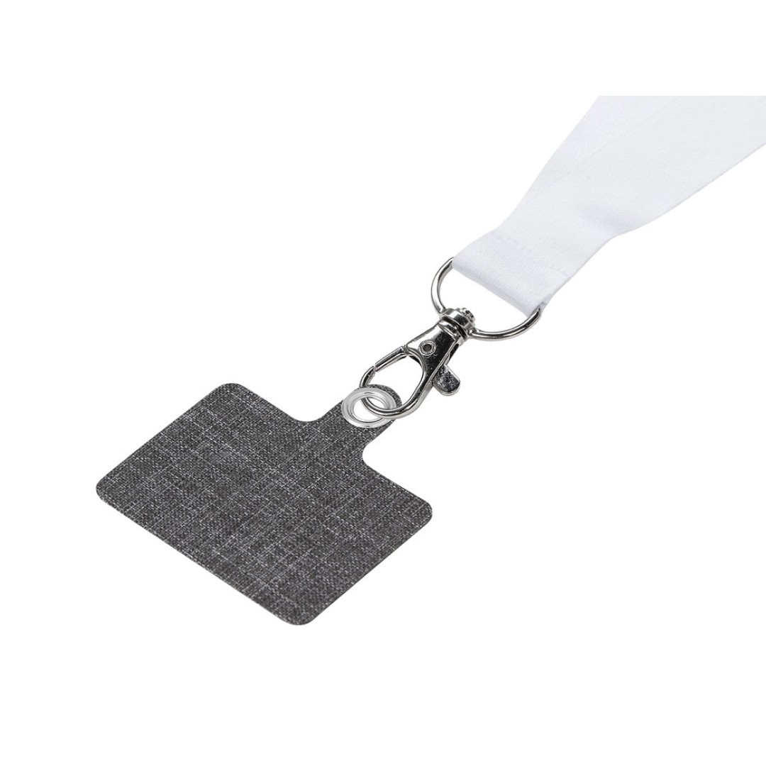 Ланъярд 2,5 см под сублимацию с карабином и большим держателем для телефона из ПЭ