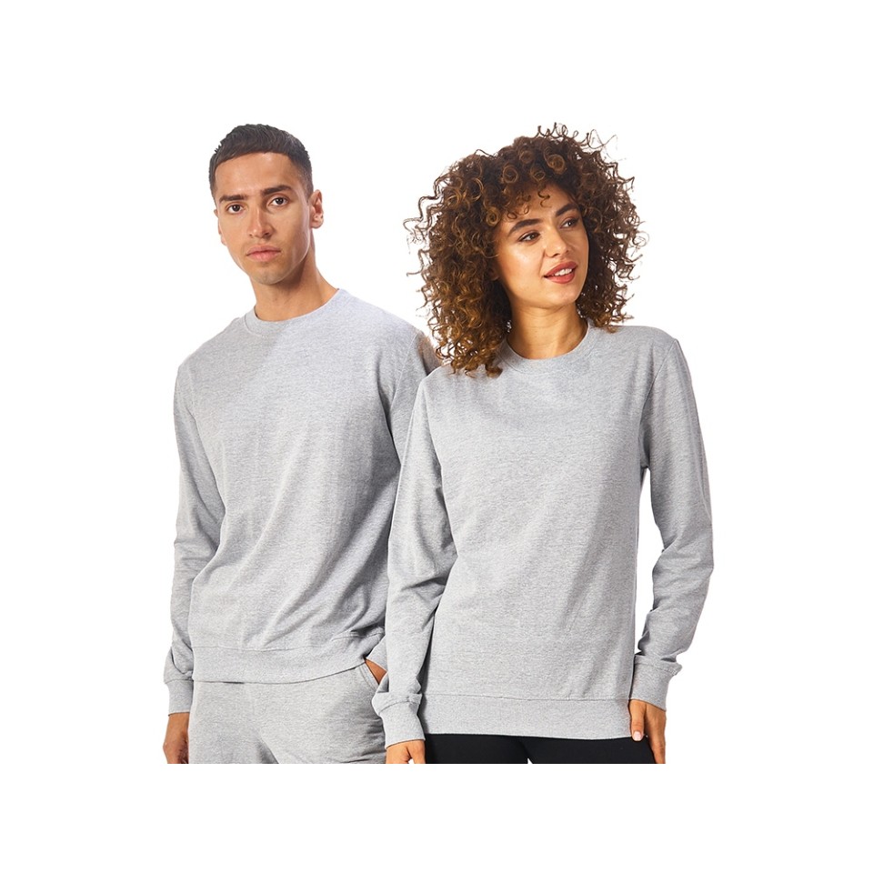 Свитшот «Warsaw» 220гр, унисекс, серый меланж