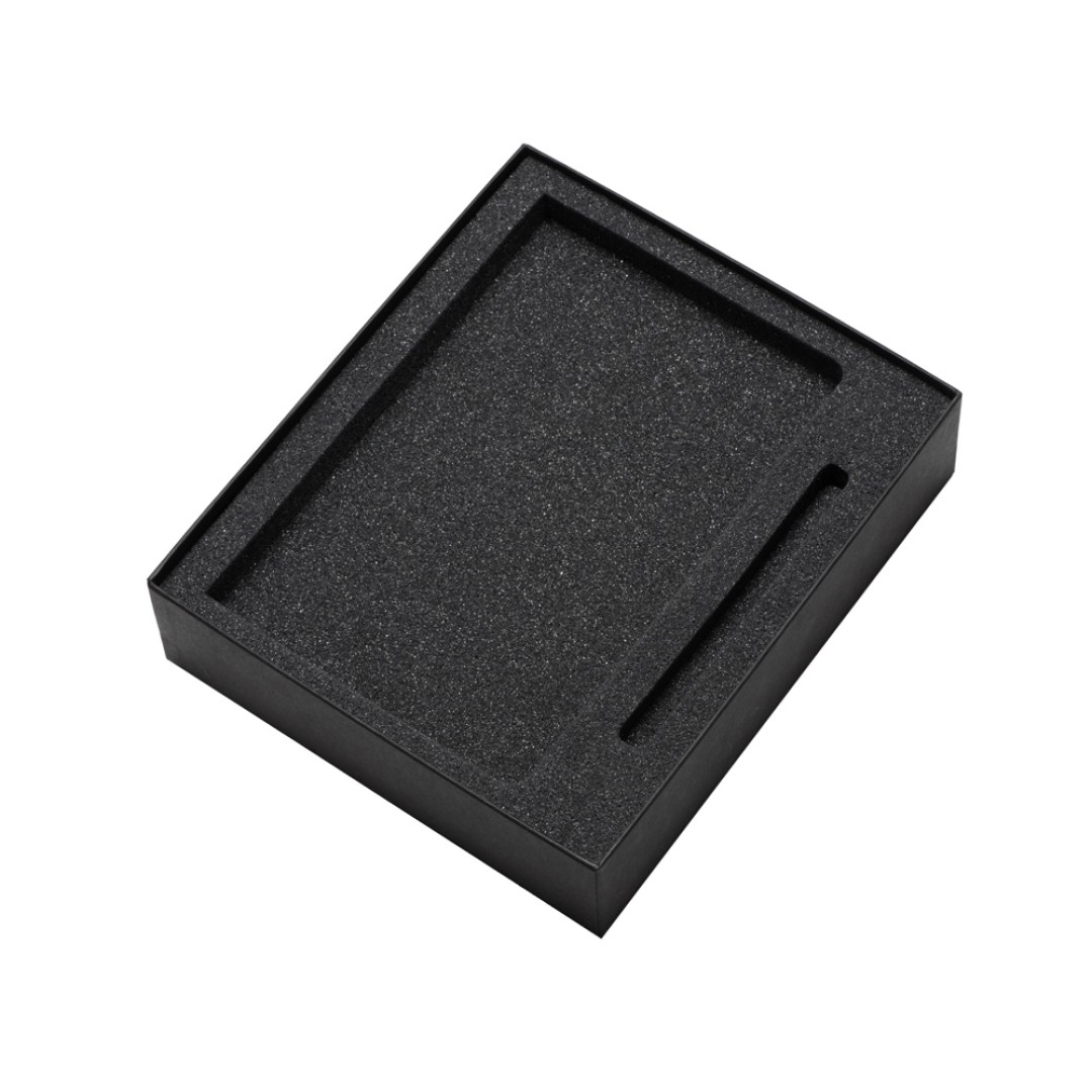 Подарочный набор Vision Pro soft-touch с ручкой и блокнотом А5, синий