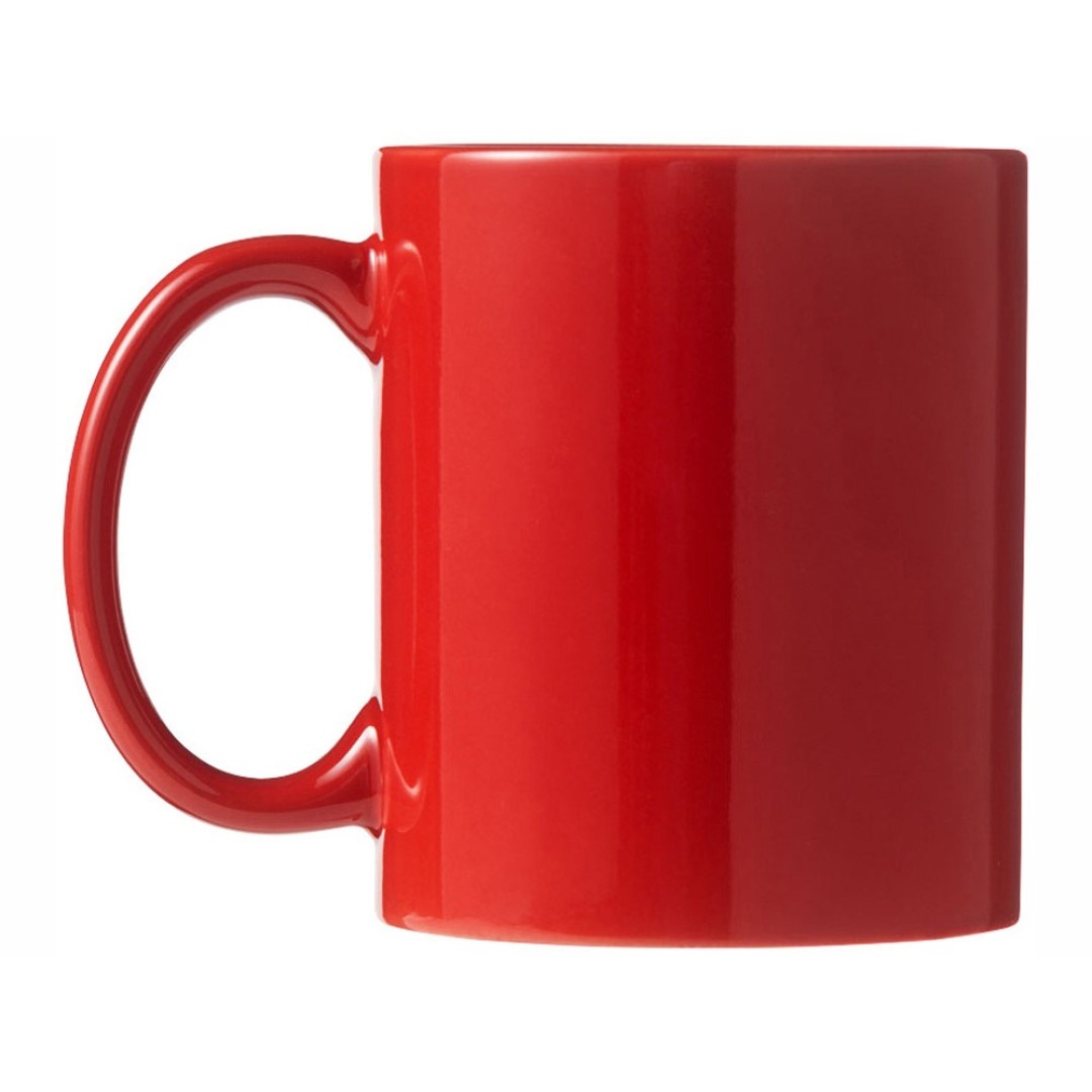 Кружка керамическая "Santos", красный