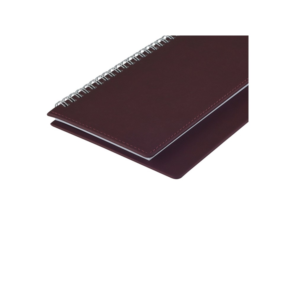 Планинг датированный «Velvet» 2026, бордовый