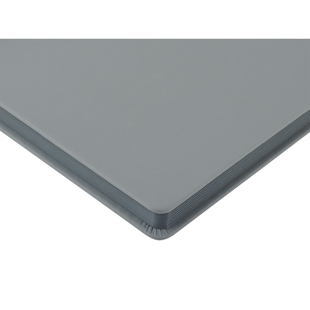 Ежедневник А5 "Megapolis Color New" soft-touch, светло-серый