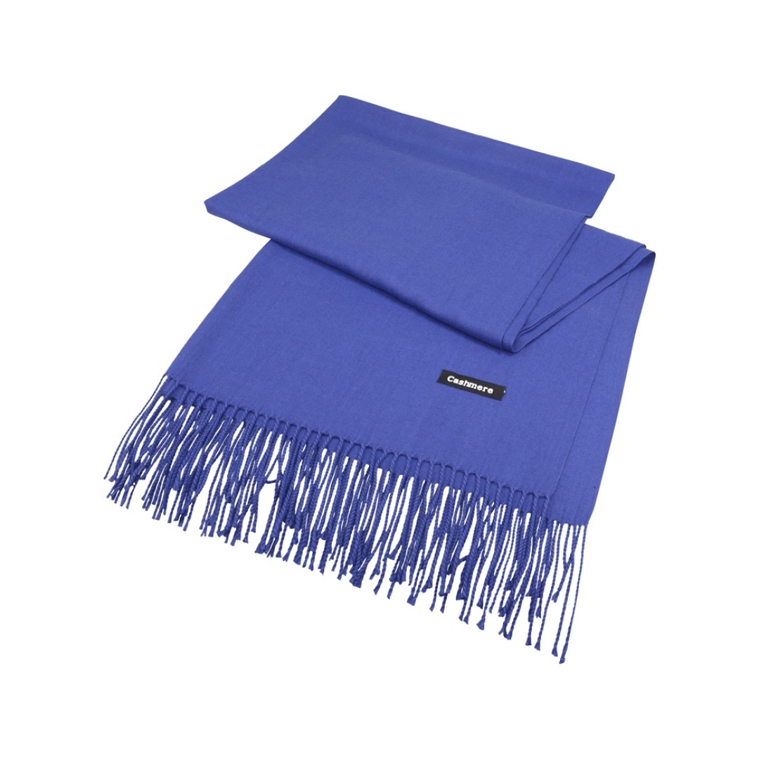 Палантин «Veil», темно-синий