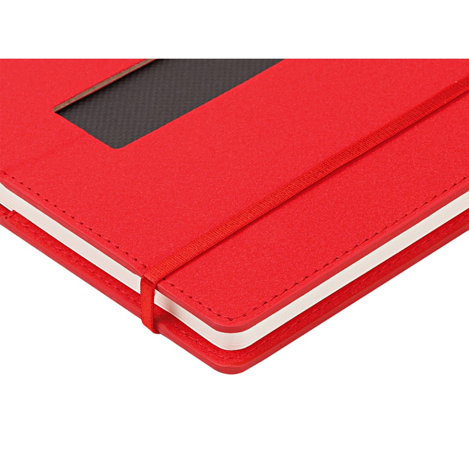 Ежедневник недатированный А5  "La Manche", красный