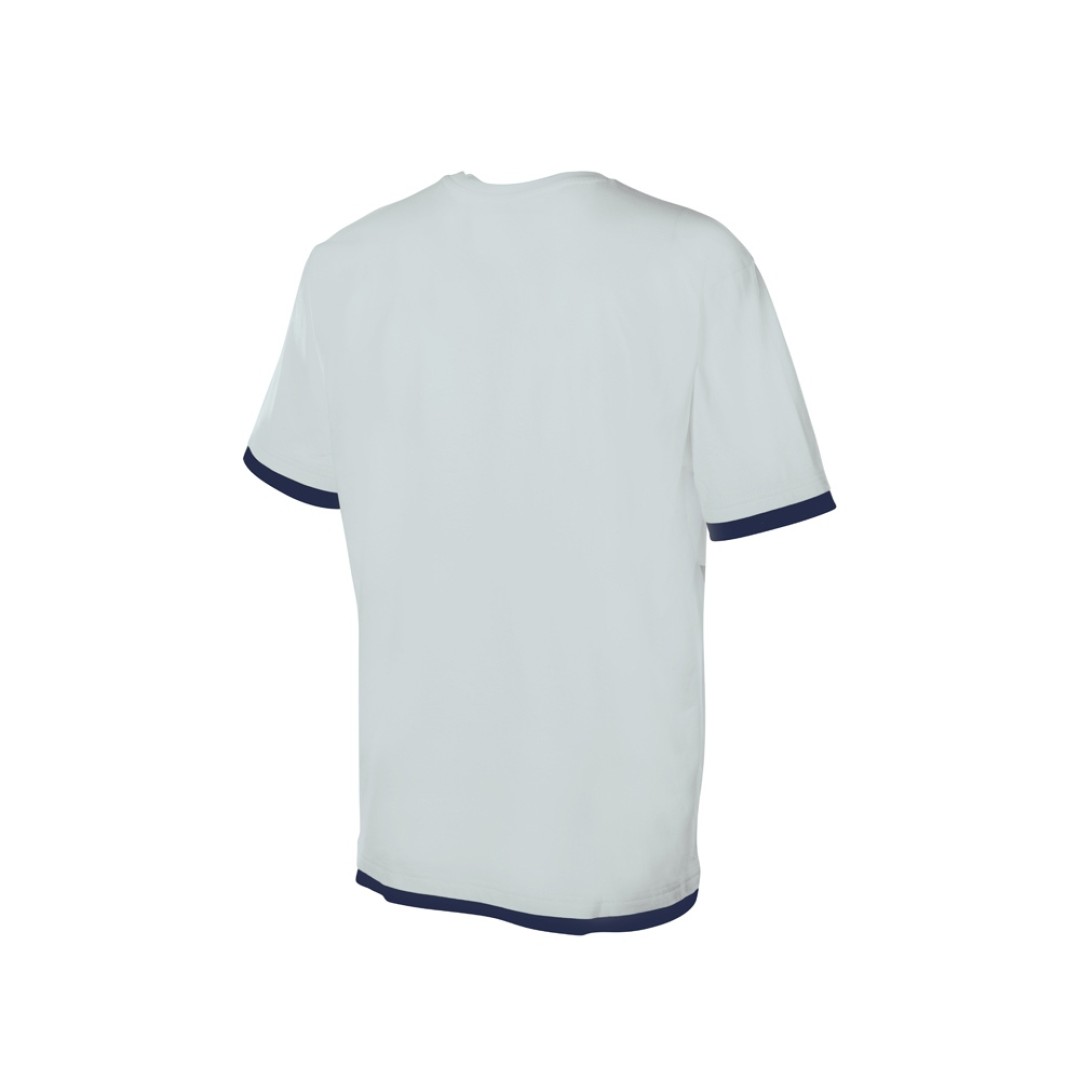 Футболка «Rotterdam» мужская, жемчужный/темно-синий