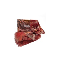 Мужской шарф "Красный Оникс"