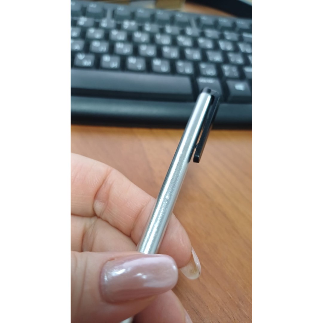 Стилус металлический Touch Smart Phone Tablet PC Universal, серебристый (Р)