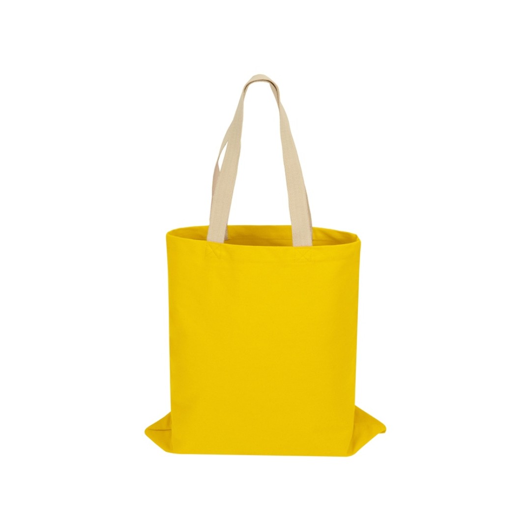 Сумка для шопинга Steady из хлопка с парусиновыми ручками, 260 г/м2, желтый