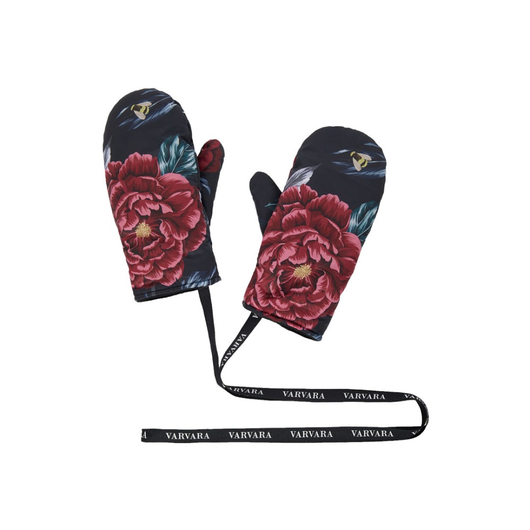 Варежки «Русские сезоны», синий. Varvara