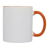 Кружка для сублимации «Sublime Color», белый/оранжевый