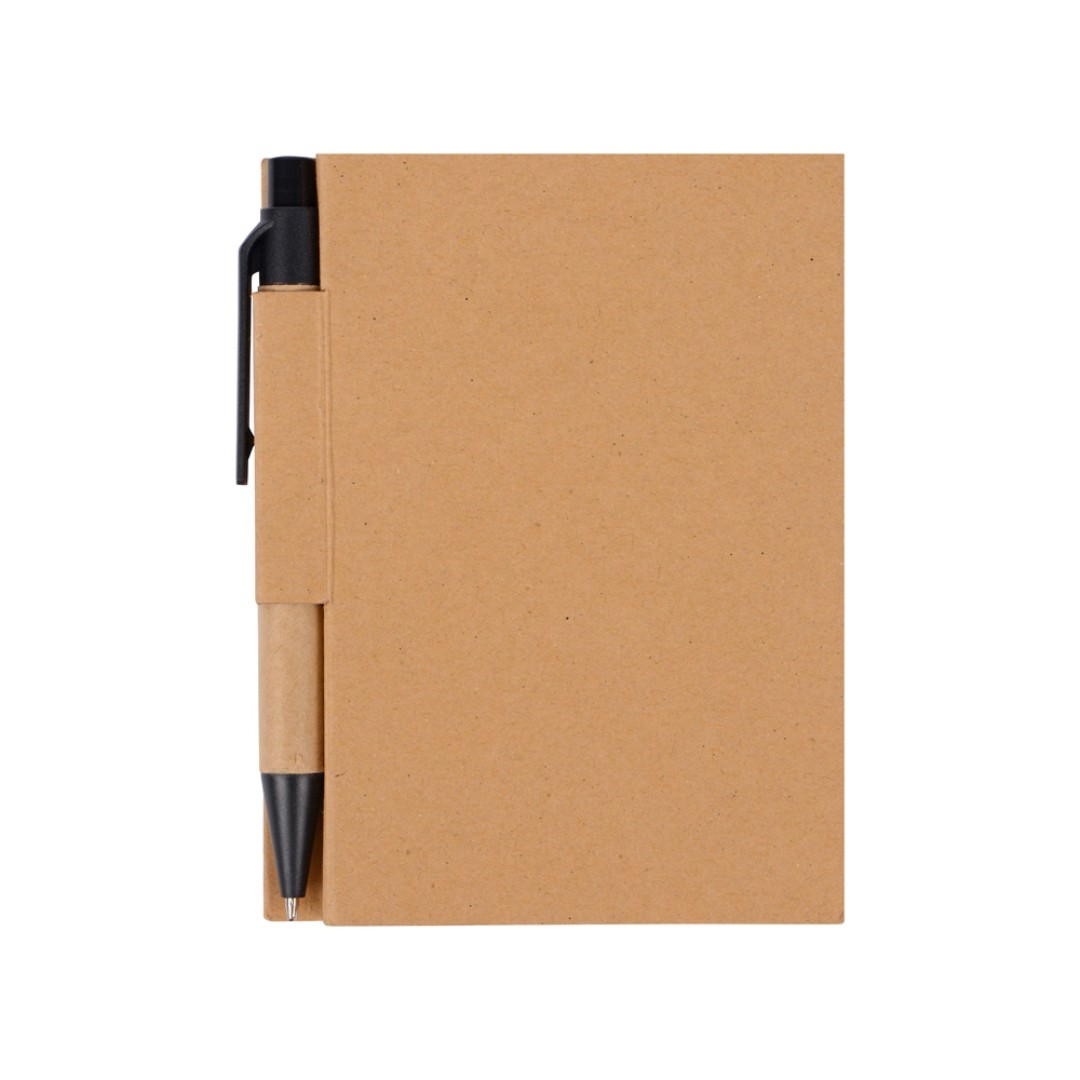 Набор канцелярский с блокнотом и ручкой "Samui", бежевый