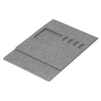 Коврик для мыши "Formo "из нетканого переработанного материала RPET, серый (P)