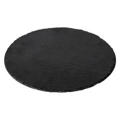 Круглая доска Moon для закусок, сланцевая 25 см