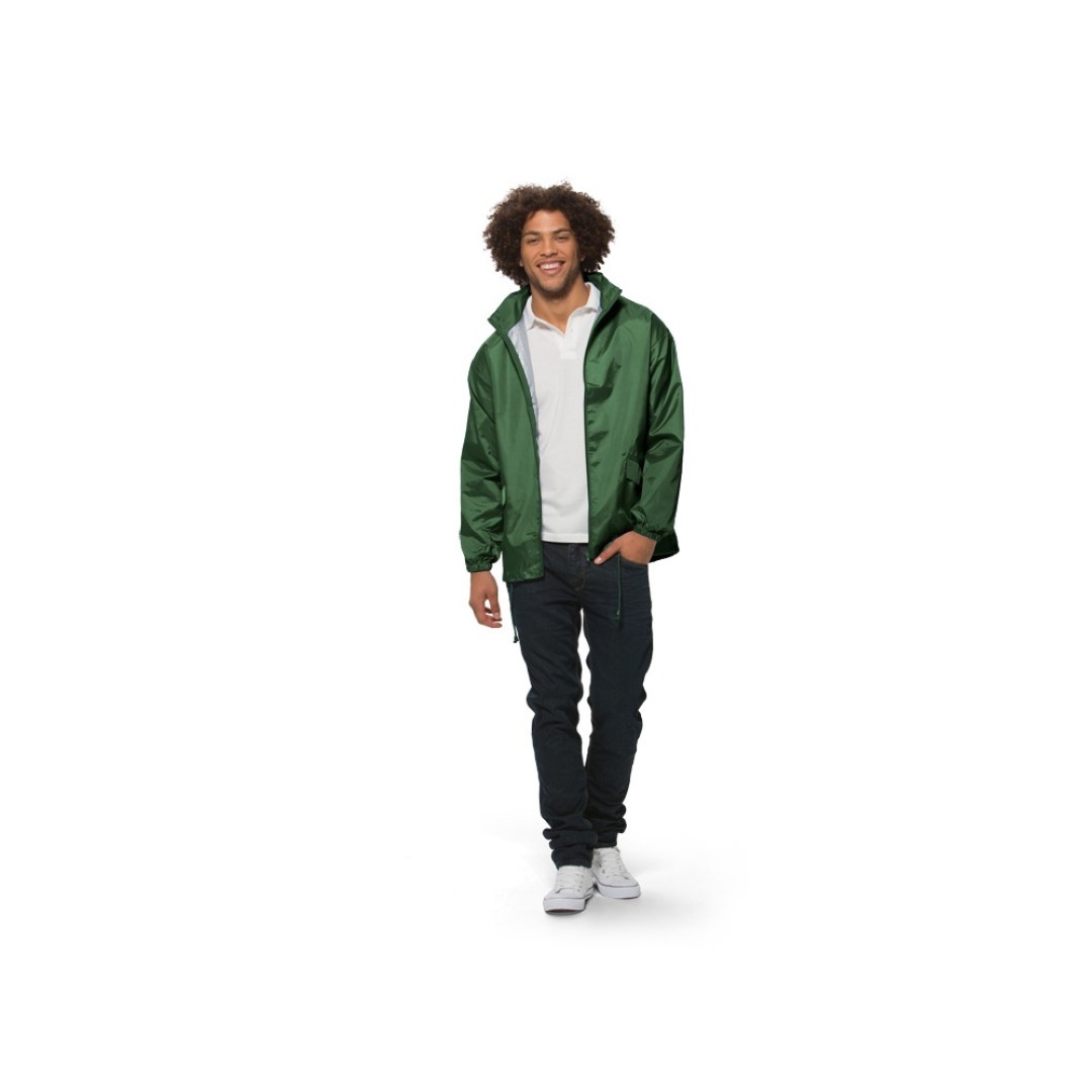 Ветровка "Miami" мужская с чехлом, зеленый