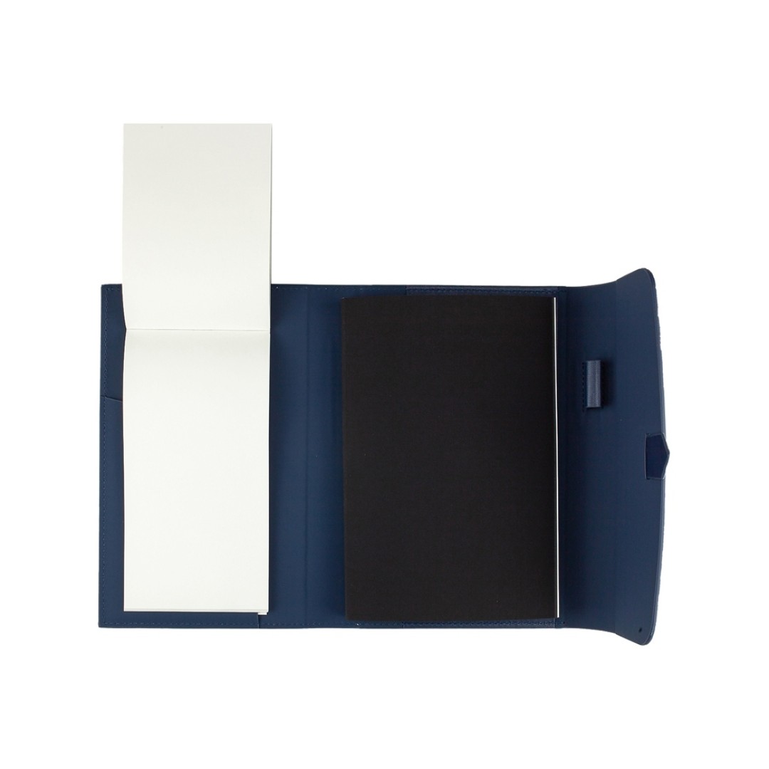 Ежедневник недатированный А5 "Senate" с магнитным клапаном, синий