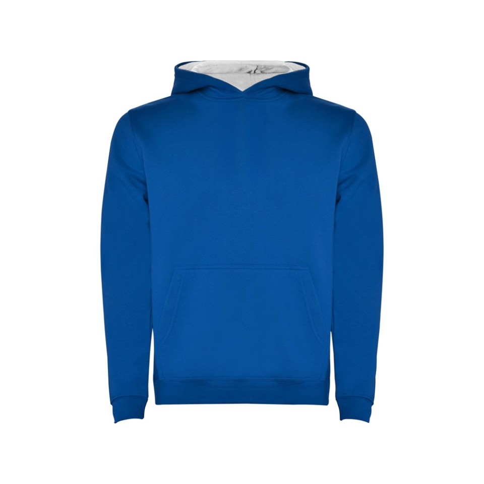 Толстовка с капюшоном "Urban" детская, королевский синий/белый