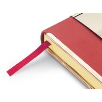 Ежедневник А5 недатированный «Chelsea», бордовый (золотистый кант и срез)