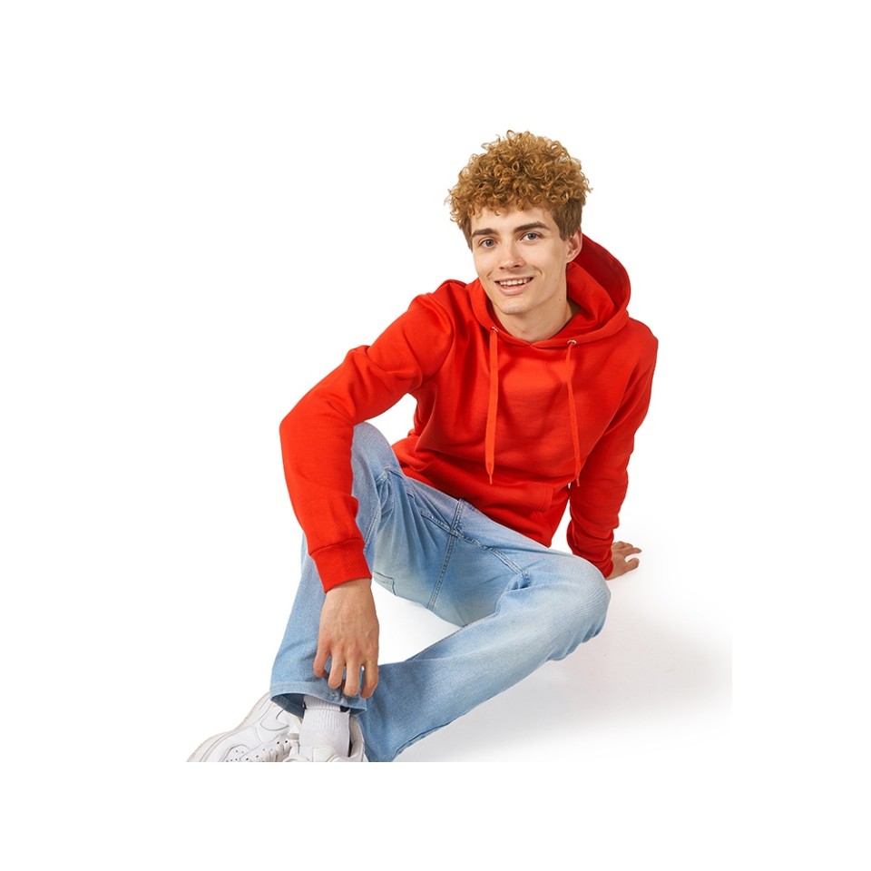 Толстовка с капюшоном "Amsterdam" мужская, красный