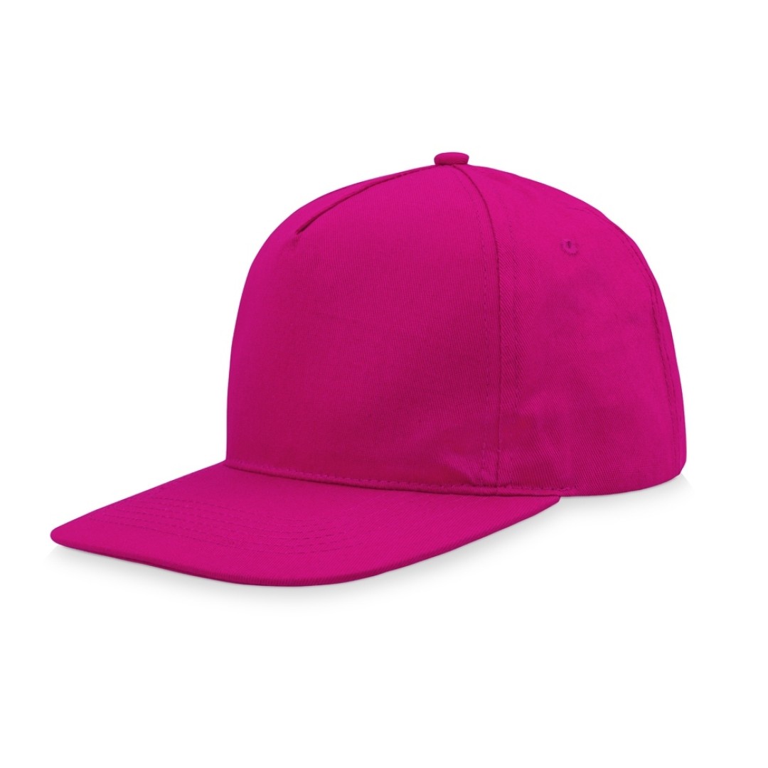 Бейсболка "Poly" 5-ти панельная 120гр, фуксия