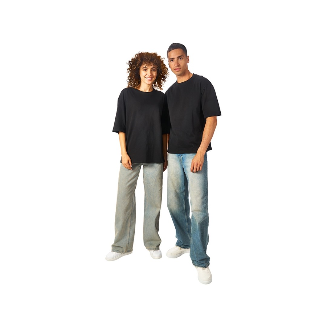 Футболка оверсайз «Liyon» унисекс, черный