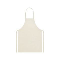 Khana Хлопковый фартук плотностью 280 г/м2, белый