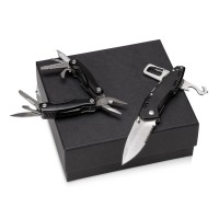 Подарочный набор с мультитулом и ножом «Blacksmith», черный