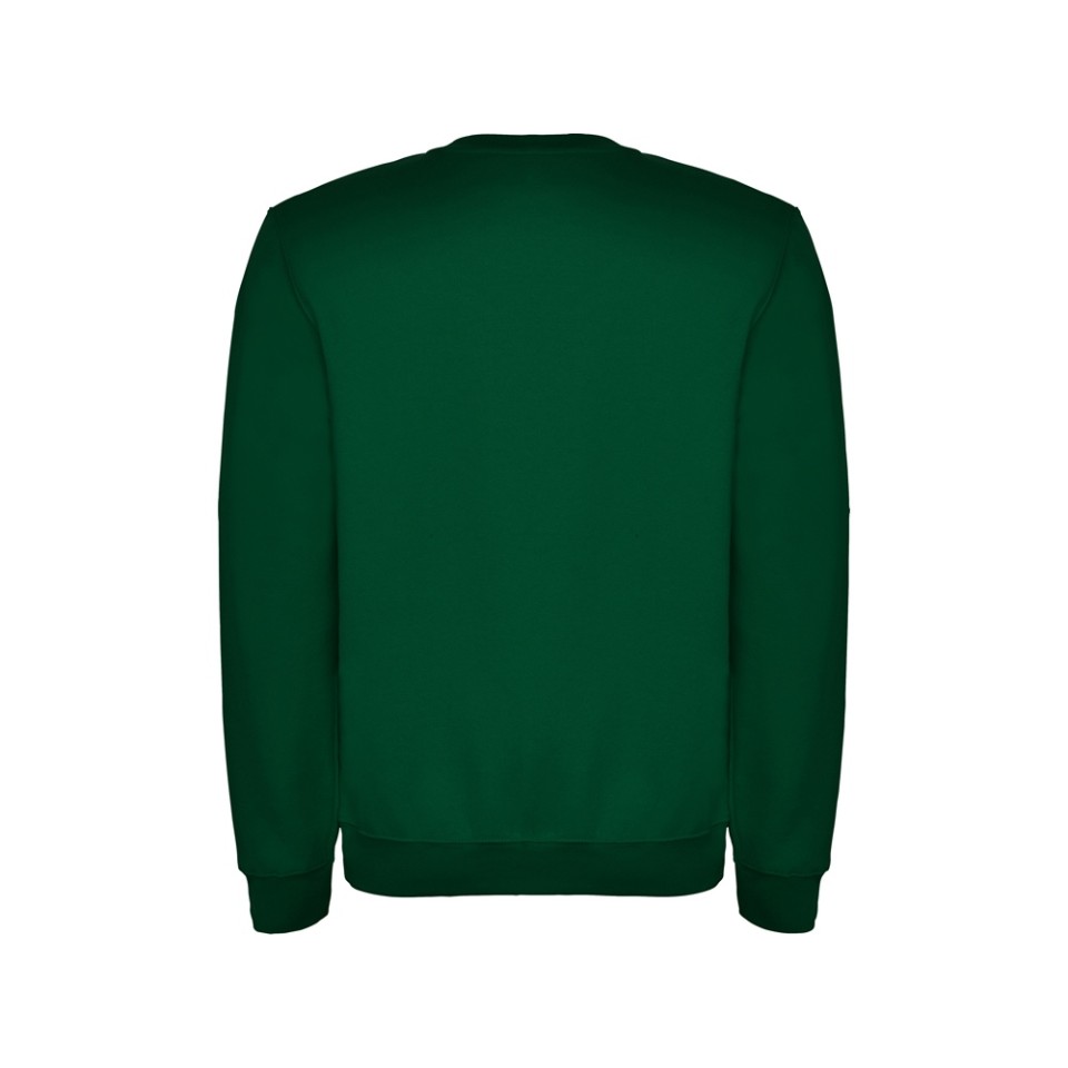 Свитшот с начесом "Clasica" унисекс, бутылочный зеленый