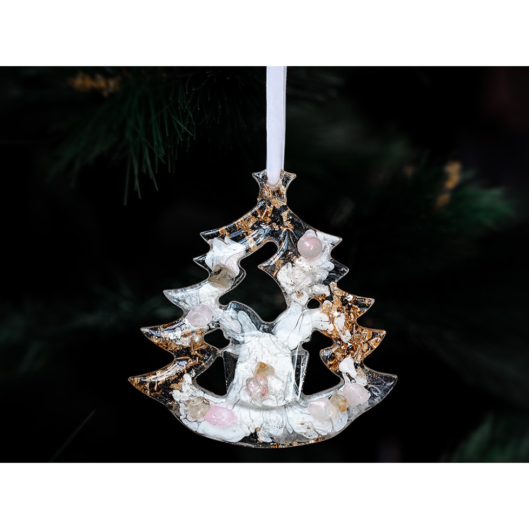 Елочные игрушки (Ель) Розовый кварц