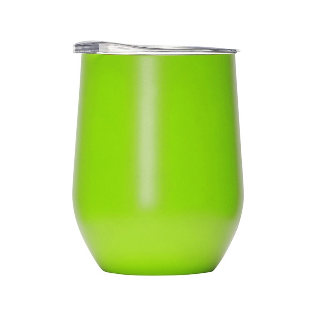 Вакуумная термокружка "Sense", непротекаемая крышка, крафтовая упаковка, зеленое яблоко