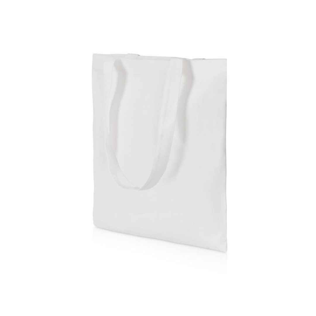 Сумка "Element" из хлопка для покупок, 180 г, белый (Р)