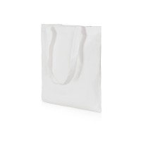 Сумка "Element" из хлопка для покупок, 180 г, белый (Р)