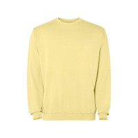 Свитшот «Jaya» унисекс, солнечно-желтый выстиранный WASHED