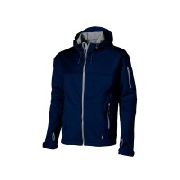 Куртка софтшел "Match" мужская, темно-синий/серый