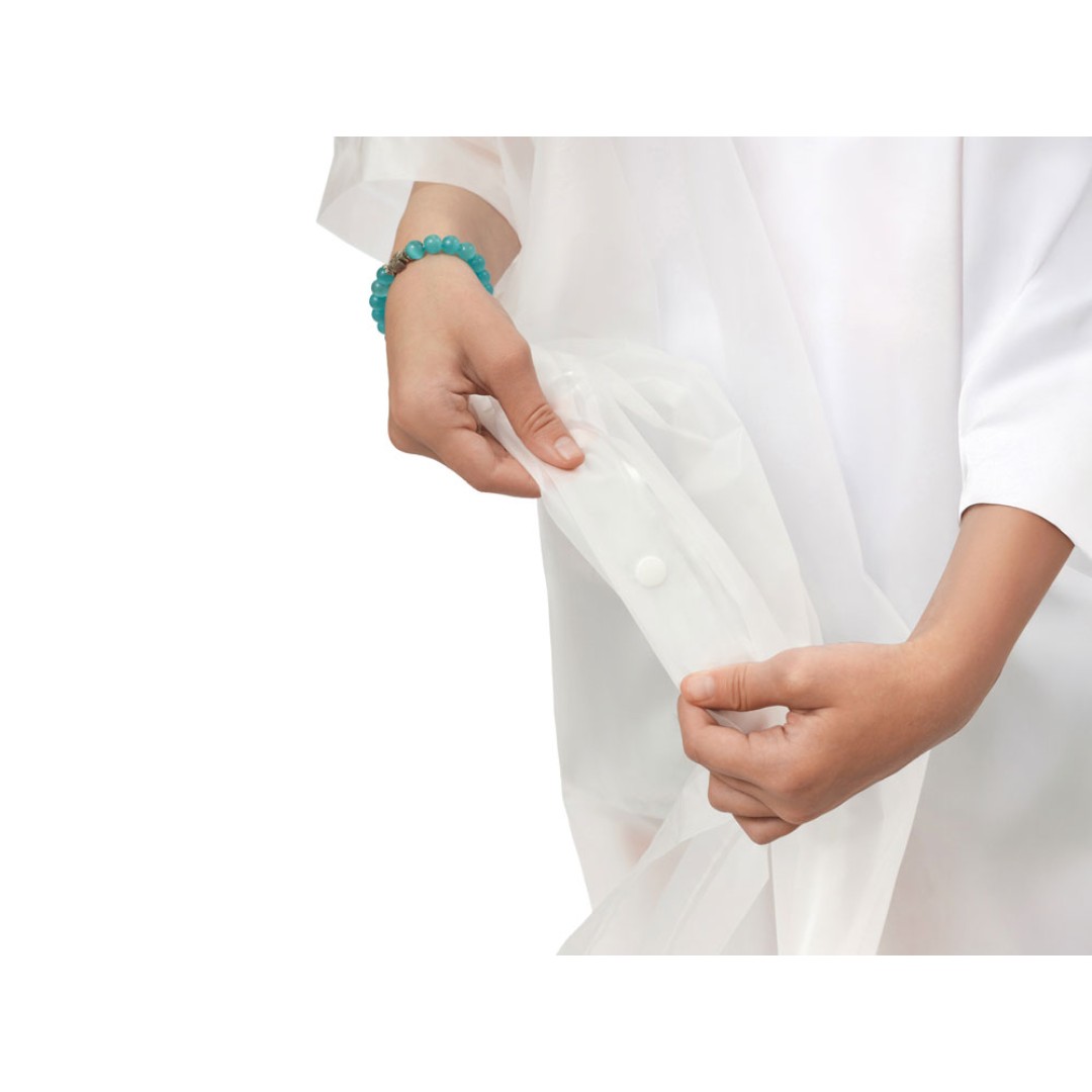 Пончо «Hawaii» c чехлом детский, белый