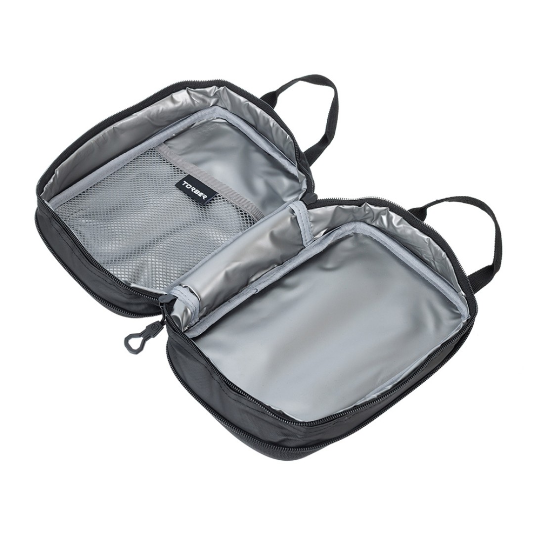 Термосумка для ланча TORBER, чёрный, полиэстер, 23 х 4 х 15 см