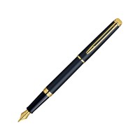 Перьевая ручка Waterman Hemisphere, цвет: MattBlack, перо: F