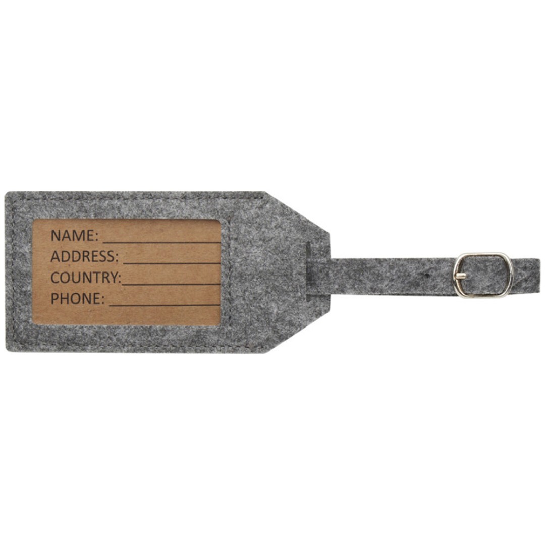 Багажная бирка Tie - Серый