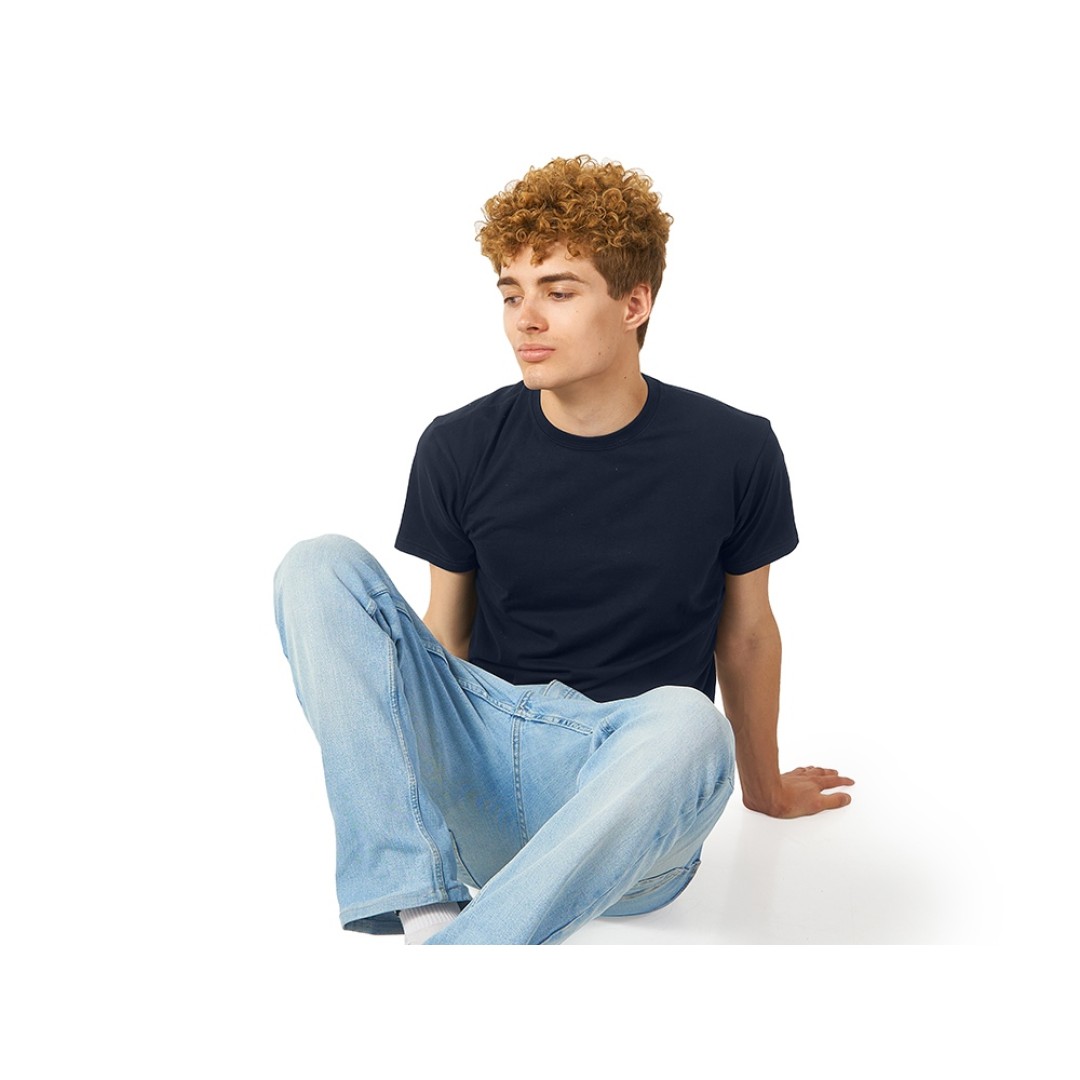 Футболка "Heavy Super Club" с боковыми швами, мужская, темно-синий