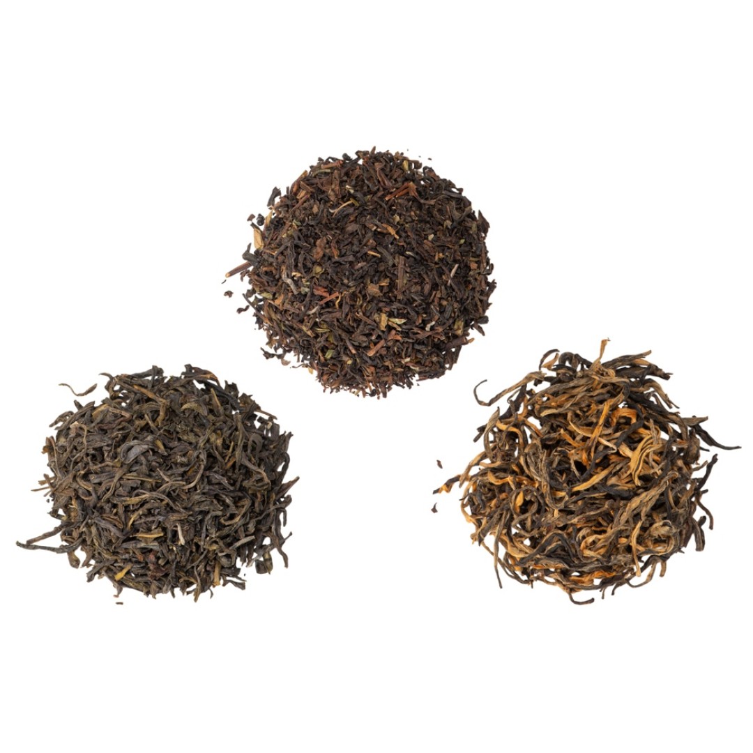 Набор подарочный с тремя видами чая "Ceremony" (черный чай, зеленый чай, красный чай)