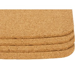 Набор подставок под горячее из пробки "Dinner"