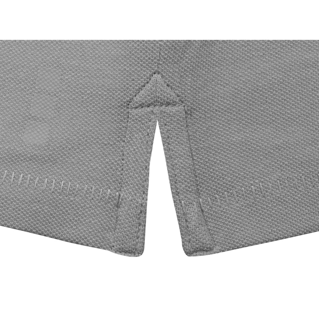 Calgary женская футболка-поло с коротким рукавом, серый меланж