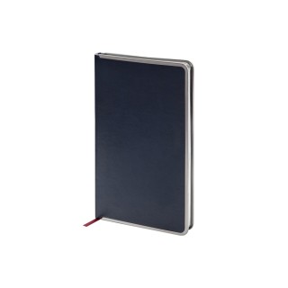 Ежедневник А5 недатированный «Chelsea», синий (серебристый кант и срез)